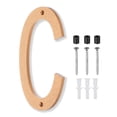 thumbnail image 1 of Uxcell Gold House Number, House Address Numbers Sign Large Floating Letter C, 1 of 6