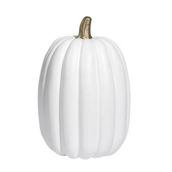 8.5 Inch Large Styrofoam Pumpkin – Paintable Artificial Pumpkin for Fall, Halloween, Thanksgiving, and Craft Projects