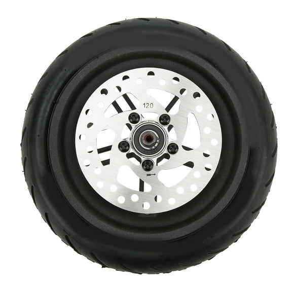 8.5 Inch Pneumatic Tire Rear Wheel, Straight Valve 8 1/2 X 2 Tire 75kg/165.3lb Load Electric Scooter Rear Tire Wear Resistance