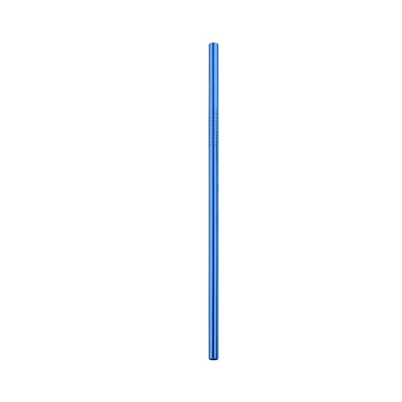 8.5-Inch Stainless Steel Drinking Straws, Reusable 0.25-Inch Slim Straight Metal Straws for Cold Beverages, Cocktails, and Eco-Friendly Use Drinking Straws #B2 Blue_066