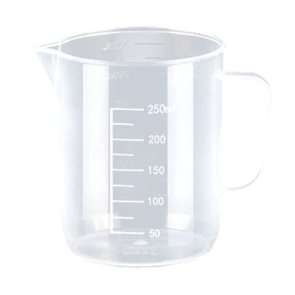 8.5 Oz / 250 Ml Measuring Cup, Clear Scale Large Capacity Measuring Jug for Kitchen Commercial Cooking Baking, Multipurpose Storage Container for Food Prep and Ingredient Organization