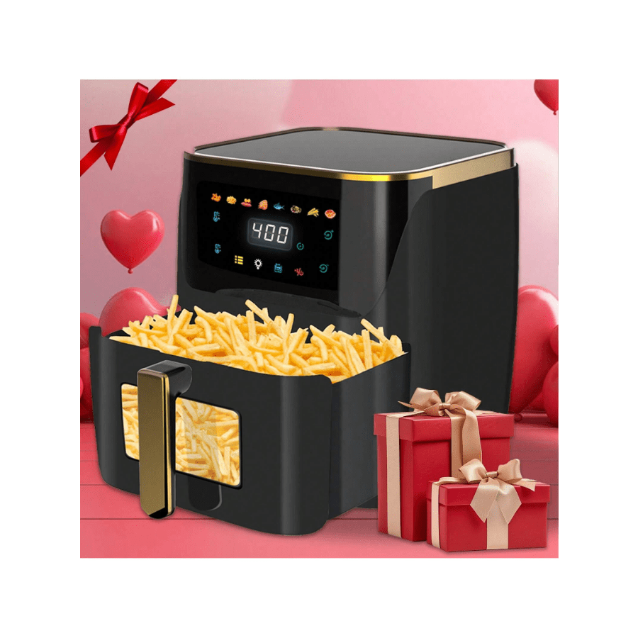 Gourmia 7 Qt Large Hot Air Fryer, Digital, Guided Cooking