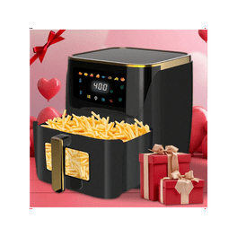 キッチン家電 Gourmia 7-QT Digital Air Fryer Gourmia 7 Qt Large Hot Air Fryer, Digital, Guided Cooking