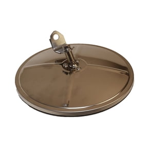 8.5" Stainless Steel Convex HotSpot Mirror, Mount 5/16'' Female Adjustable Ball Stud and Bolt. L Bracket Included For Easy Replacement 97803, Freightliner TL 97803