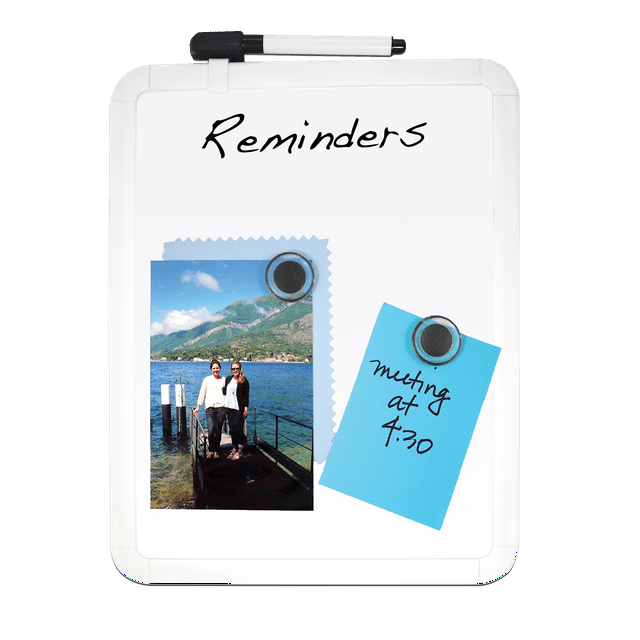 8.5" X 11" Framed Dry Erase Board Set with Corrugated Display