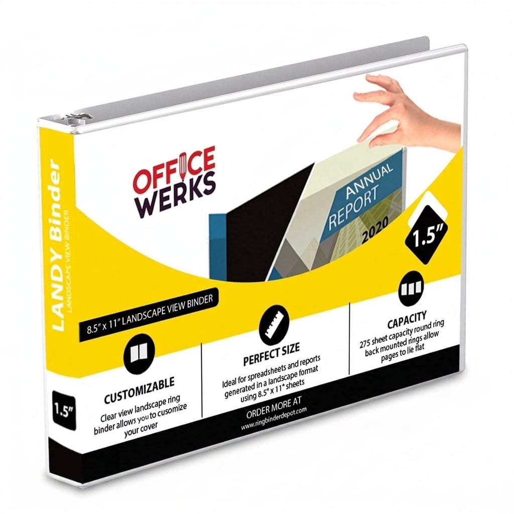 Horizontal Binders 8.5
