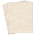 thumbnail image 1 of 8.5 X 11 Stationery Parchment Recycled Paper 65lb. Cover Cardstock - 50 Sheets Per Pack (Natural Cream), 1 of 5