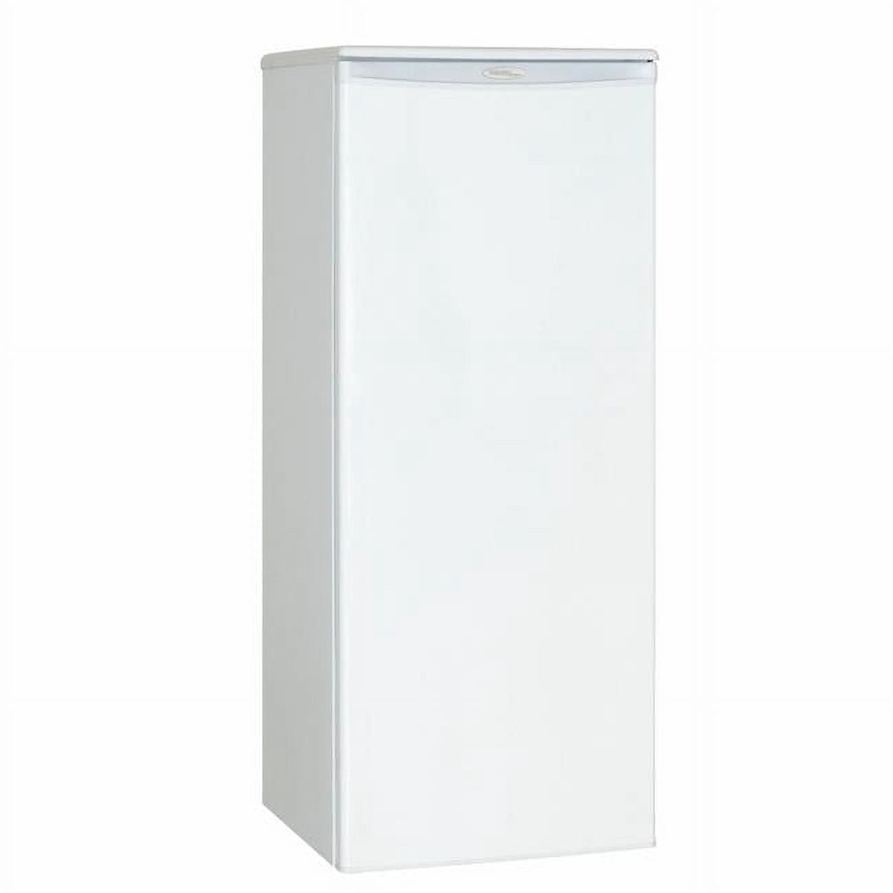 8.5 cu. ft. Designer Storage Upright Freezer Cooler, White