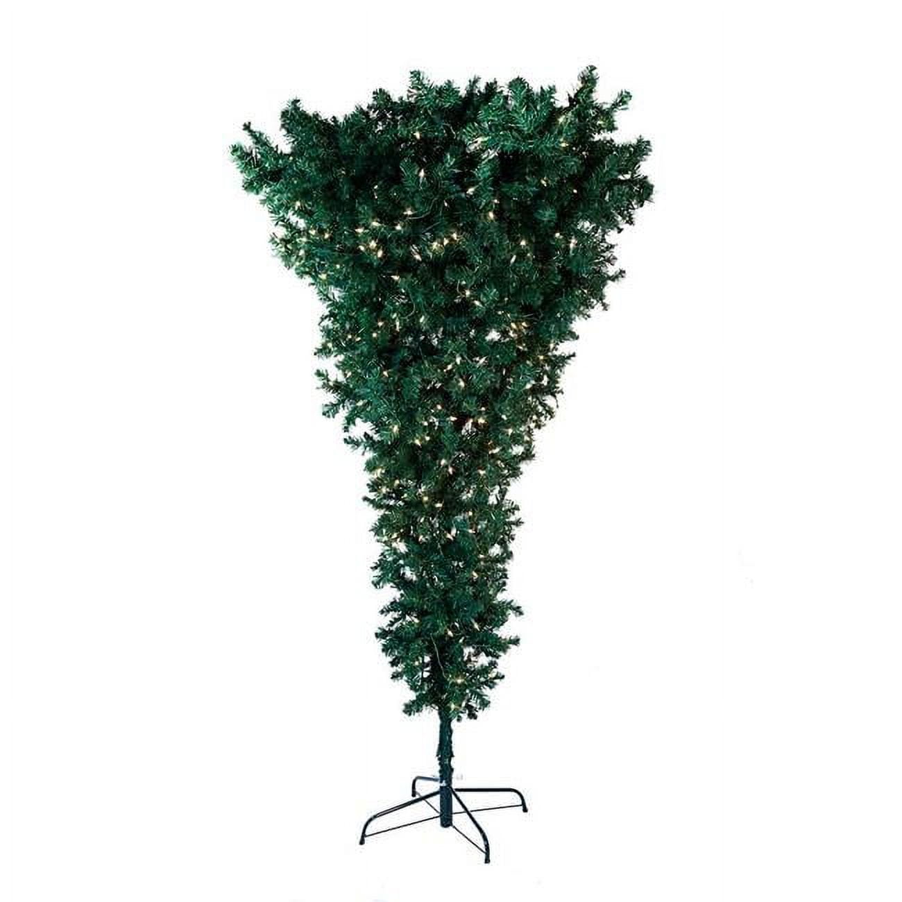 8 5 ft pre lit upside down pine tree walmart