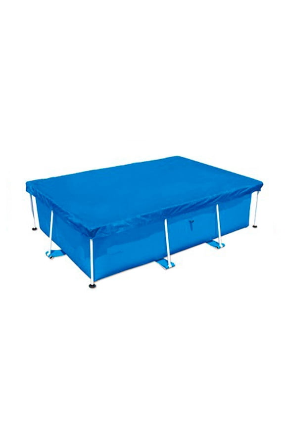 8.5 ft x 5.5 ft Rectangular Pool Covers , Rectangular Frame Swimming Pools,Durable PE Tarpaulin Dust Proof Rain Proof Garden Outdoor Above Ground Square Pools Cover