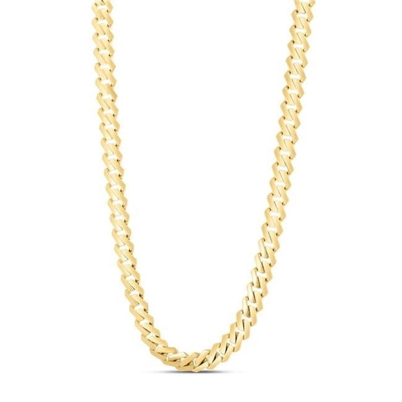 8.5 in. 14K Yellow Gold Polished Monaco Edge Bracelet with Box & Both Side Push Clasp
