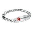 thumbnail image 1 of Interchangeable Stainless Steel Pacemaker Medical ID Bracelet, 1 of 3