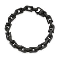 thumbnail image 1 of 8.5 in. Stainless Steel Polished Black IP-Plated Bracelet, 1 of 1