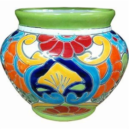 8.5 in. Trenza Hand Painted Planter, Pack of 4