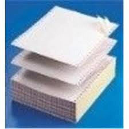 8.5 in. x 5.5 in.  4-Part All White Carbonless Computer Forms, (folds at 11 in.), with Marginal perforations left & right, with Free Delivery in the USA
