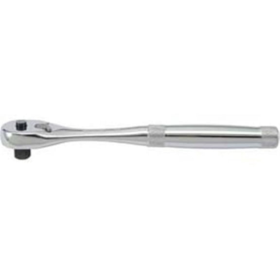 8.5 x 0.37 in. Drive Premium Quick-Release Pear Head Ratchet, Full Polish Chrome