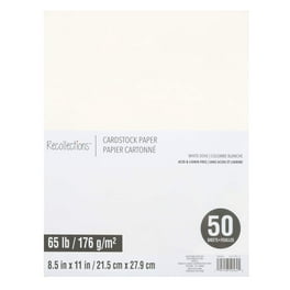 Pen + Gear Kraft Card Stock Paper, 8.5 x 11, 65 lb, 60 Sheets, 55296