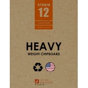 8.5 x 11 Chipboard. HEAVY. Studio 12 Chipboard Sheets. Loose Sheet Pack.