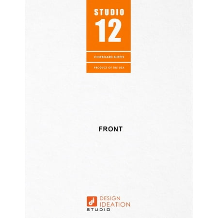 8.5" x 11" Chipboard. WHITE. Sheets for Model Building, Scrapbooking, Creative Projects and Protecting Valuable Documents. White.