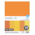 thumbnail image 1 of 8.5" x 11" Citrus Solid Core Paper Pack by Recollections - Premium Scrapbook & Crafting Paper for DIY Projects - Card Making - & Decorative Arts - 120 Sheets, 1 of 2