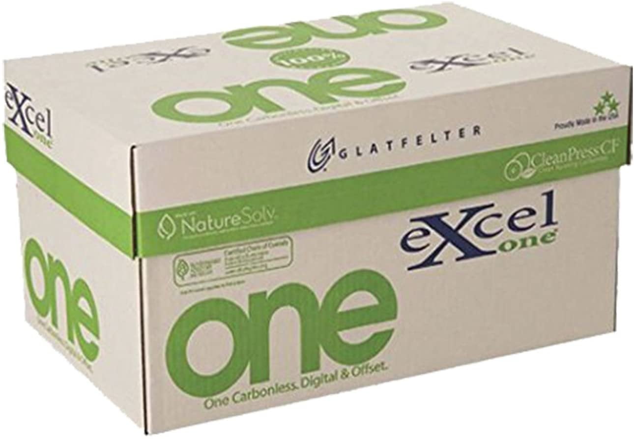 8.5 x 11 Excel One Carbonless Paper, 3 part Reverse Bright White/Canary/Pink, 8 REAMS