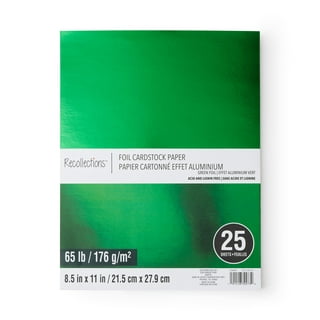 Feathered Greens 8.5 x 11 Cardstock Paper by Recollections®, 50 Sheets 