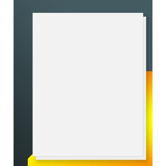 8.5" x 11" Full Sheet Sticker Paper for Laser & Inkjet Printers[600 Sheets,600 Labels]