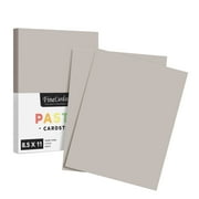 8.5 x 11" Gray Pastel Color Cardstock Paper - Great for Arts and Crafts, Wedding Invitations, Cards and Stationery Printing | Medium to Heavy Card Stock 90lb Index (163gsm) | 50 Sheets per Pack