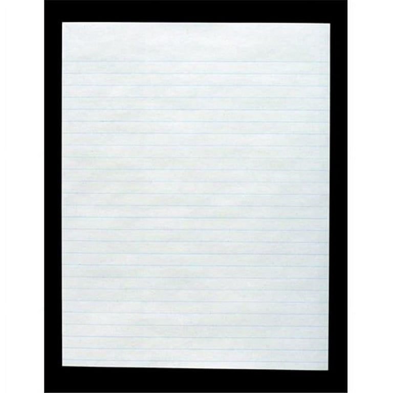 8.5 x 11 In. Newsprint Theme Paper, White, Pack - 500