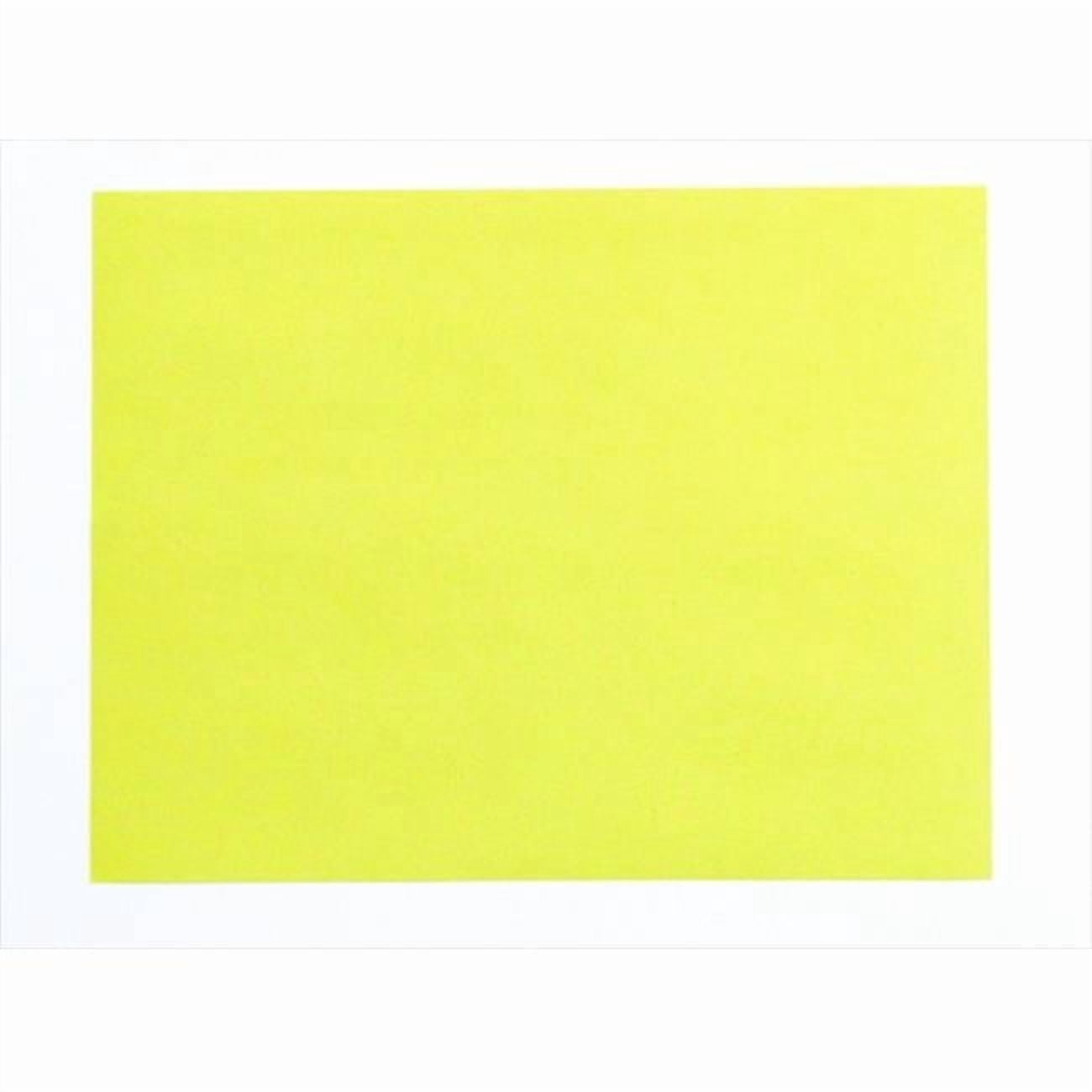 8.5 x 11 In. Plain Newsprint Arithmetic Paper, Canary, Pack - 500 ...