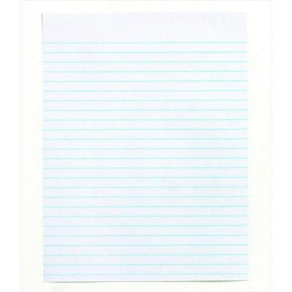 8.5 x 11 In. Sulphite Standard Essay And Composition Paper Without Margin, White, Pack - 500