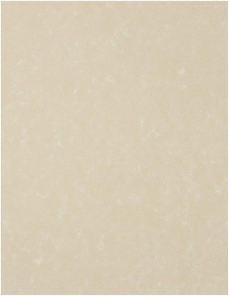 8.5" x 11" Paper | Letter Size | Cream Parchment | 60lb. Text | 50 Qty ...