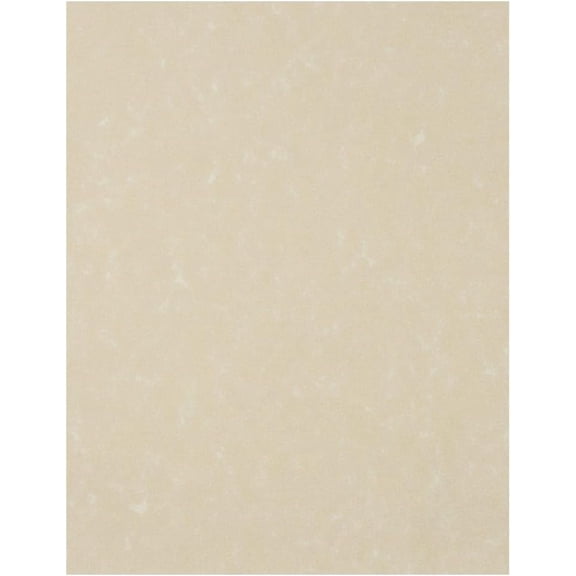 8.5" x 11" Paper | Letter Size | Cream Parchment | 60lb. Text | 50 Qty