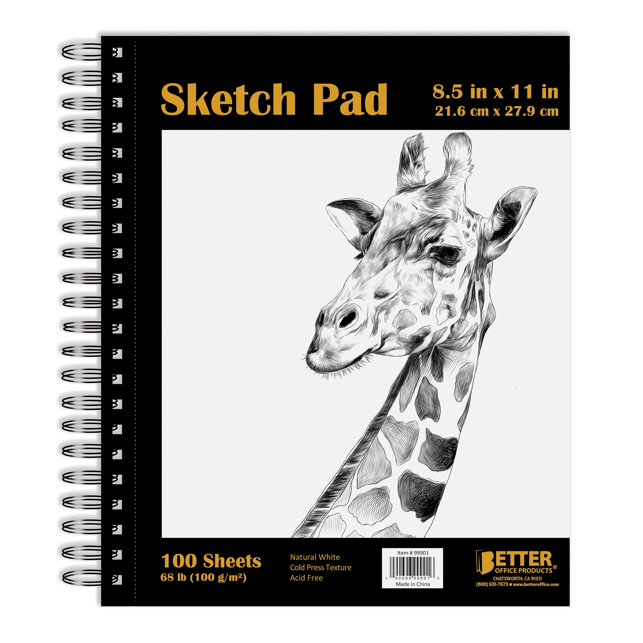 3 x Studio 71 Sketch Book 8.5X11-110 Sheets