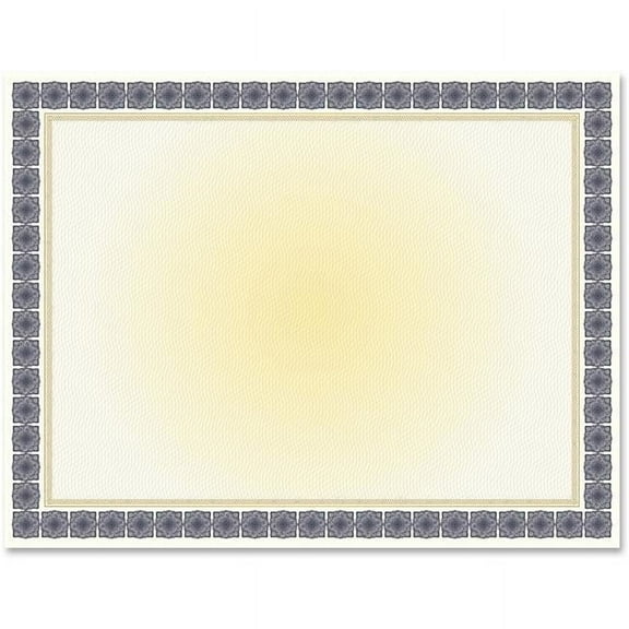 8.5 x 11 in. Award Certificates Burgundy Gold Foil - Blue