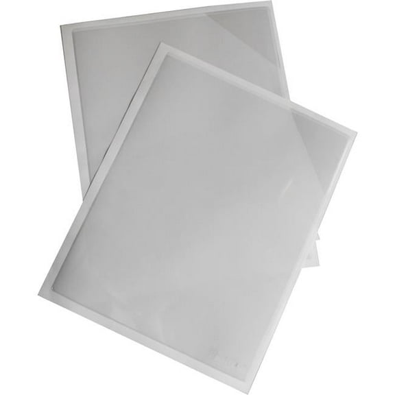 8.5 x 11 in. Easy Load Magnetic Pocket with Corner Closure, White - Pack of 5