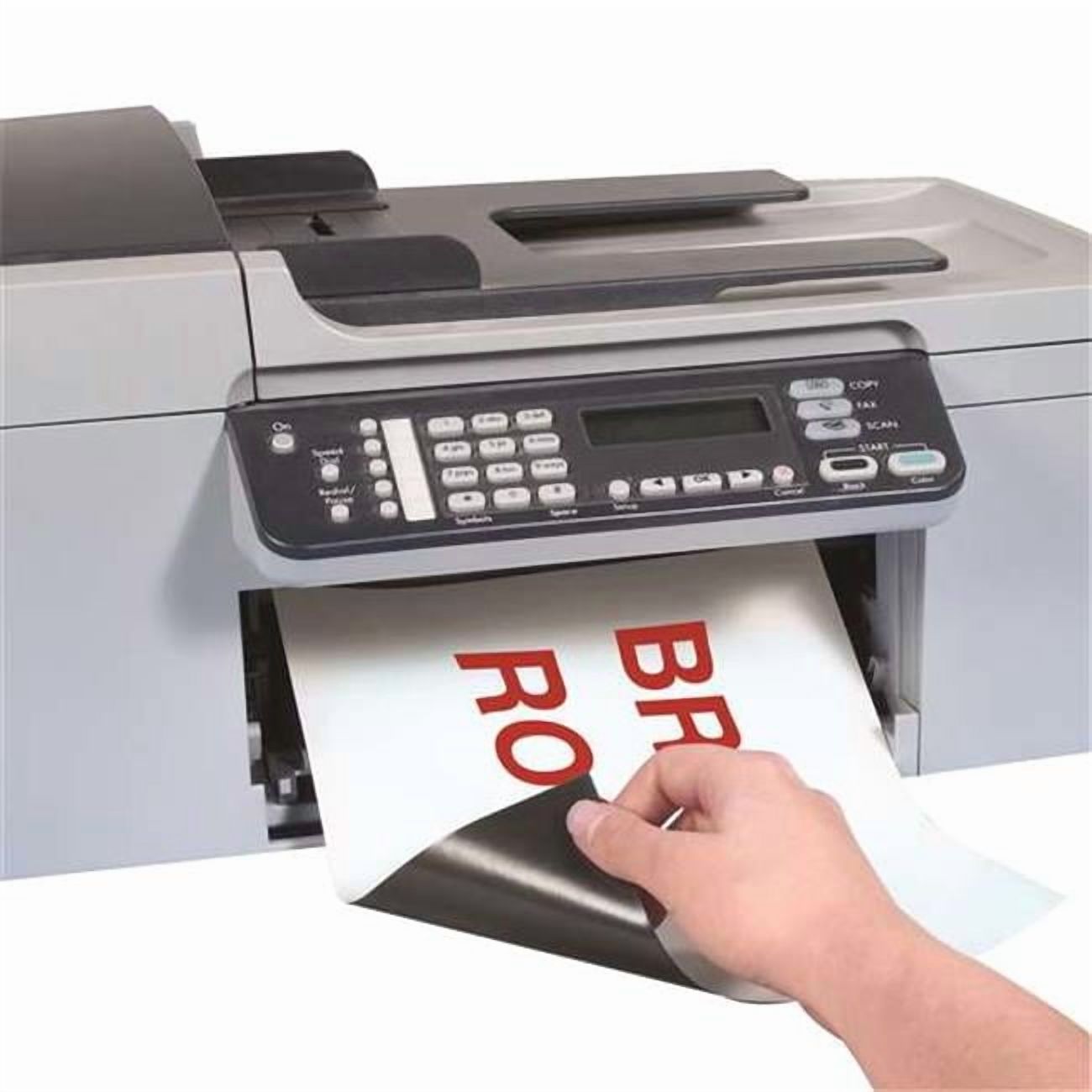 8.5 x 11 in. Magnetic Sheet - White - 8 1/2in. W x 11in. L