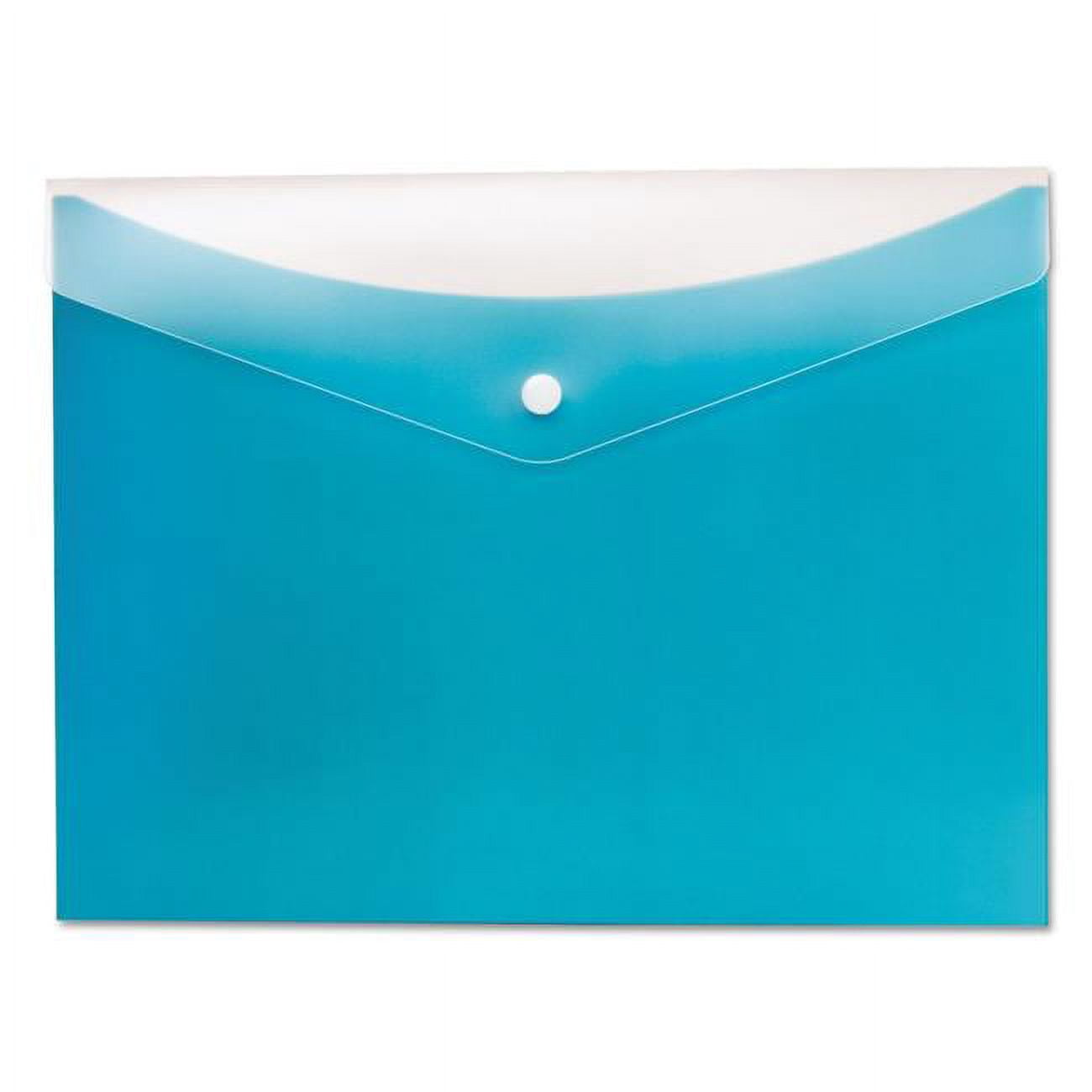 Snap Envelopes 8.5 x 11 in. Poly Snap Envelope - Blueberry - Walmart.com