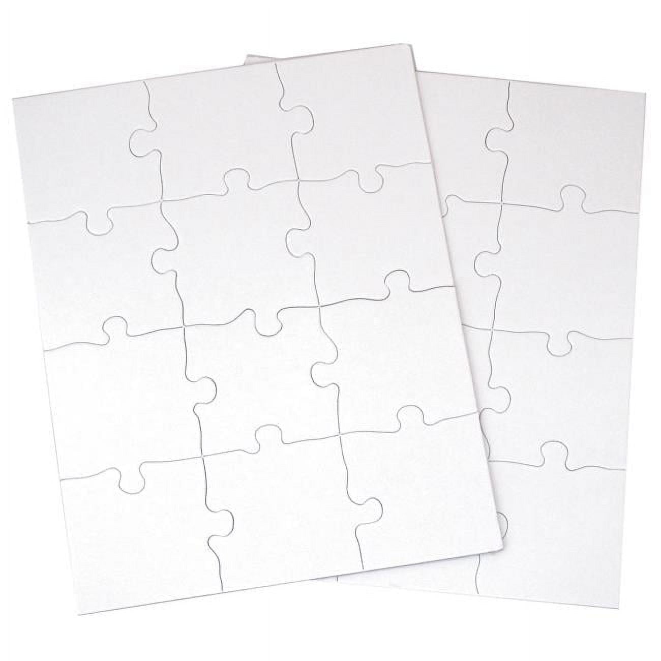 8.5 x 11 in. Puzzle-It Blank Puzzles - 12 Piece - 24 Per Pack