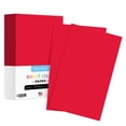 thumbnail image 1 of 8.5 x 14" Dark Red Color Paper Smooth, for School, Office & Home Supplies, Holiday Crafting, Arts & Crafts | Acid & Lignin Free | Regular 24lb Paper - 1 Ream of 500 Sheets, 1 of 2