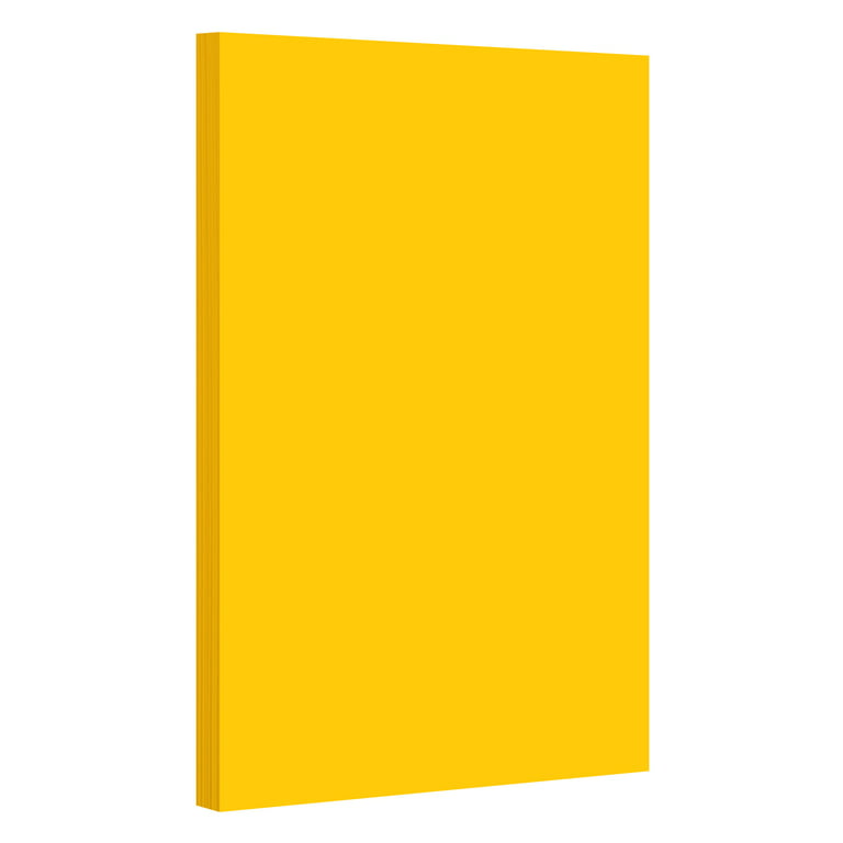  Gondiane 24 Sheets Yellow Cardstock Paper 8.5 X 11