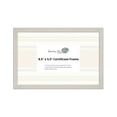 thumbnail image 1 of 8.5" x 5.5" Certificate Frame - Wood Frame - Holds any document measuring 8.5" x 5.5" inches (White, 1 of 3