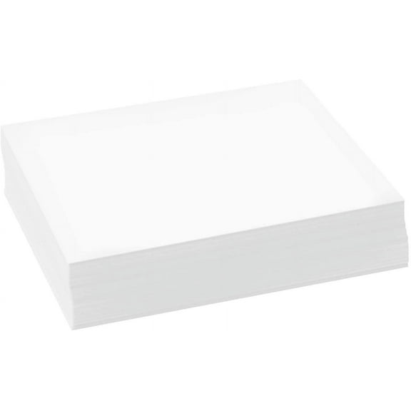 8.5 x 5.5 Inches - Half Letter Size White Paper 20lb - 500 Sheets