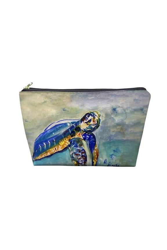 8.5 x 6 in. Happy Sea Turtle Pouch