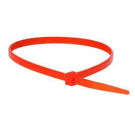 8" 50lb Red Cable Ties 100/bag Part # C8-50-Red