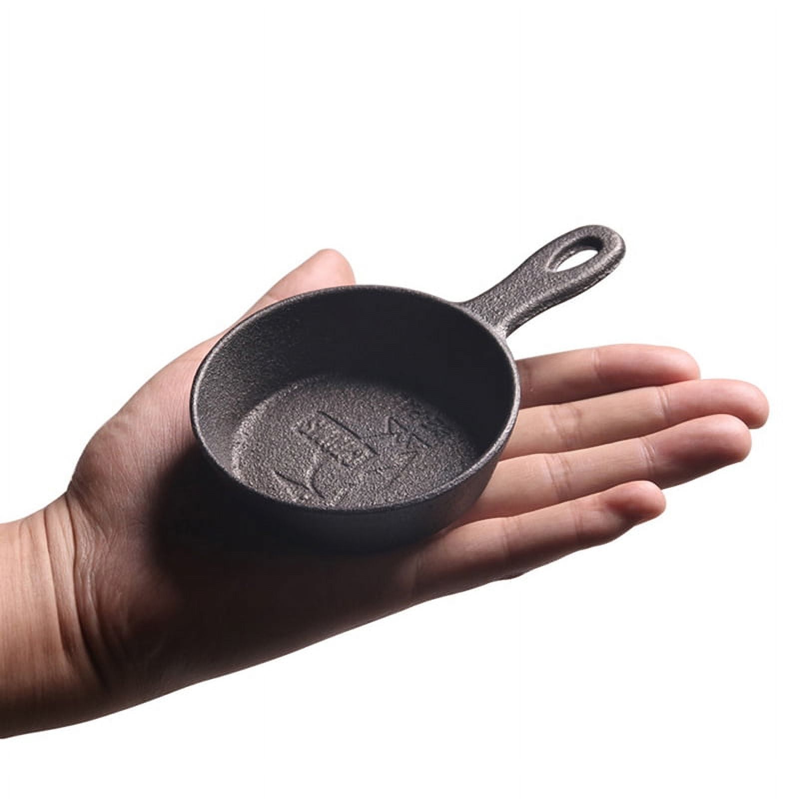 8.5CM Cast Iron Skillet Nonstick Mini Egg Frying Pan for Kitchen Cookware
