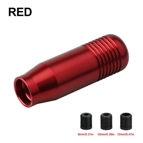 8.5Cm Car Extended Mugen Gear Shift Knob Manual Transmission Red