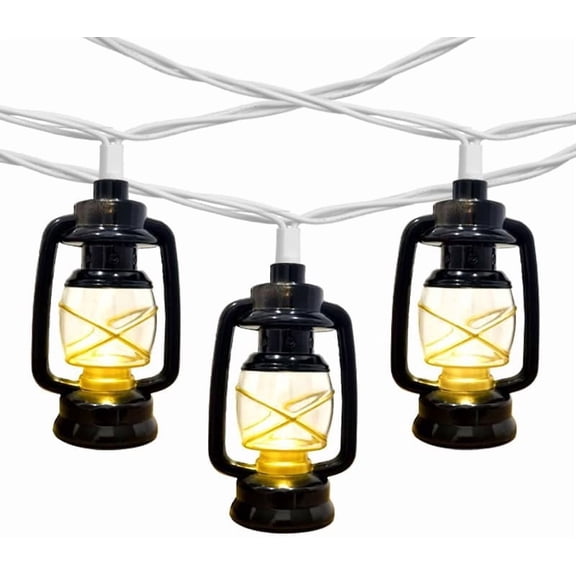 8.5Ft Black Mini Kerosene String Lights Outdoor, Summer Beach Themed Decoratives String Plug in Indoor Fairy Lights for Outdoor Indoor Beach Tropical Party Bedroom Birthday Decor