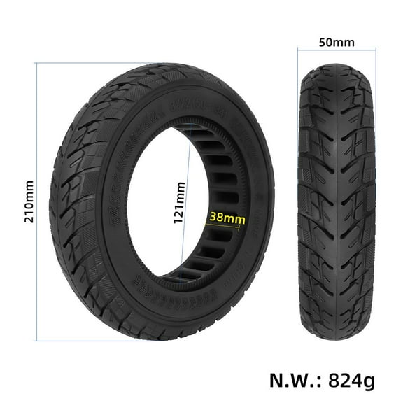 8.5Inch 8.5*2(50-134) Off-Road Tubeless Tyre for 9/8-Inokim Light 2 Scooter