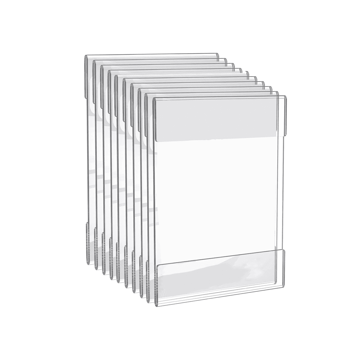 8.5X11Inch Clear Acrylic Sign Holders with Double Sided Adhesive Tape